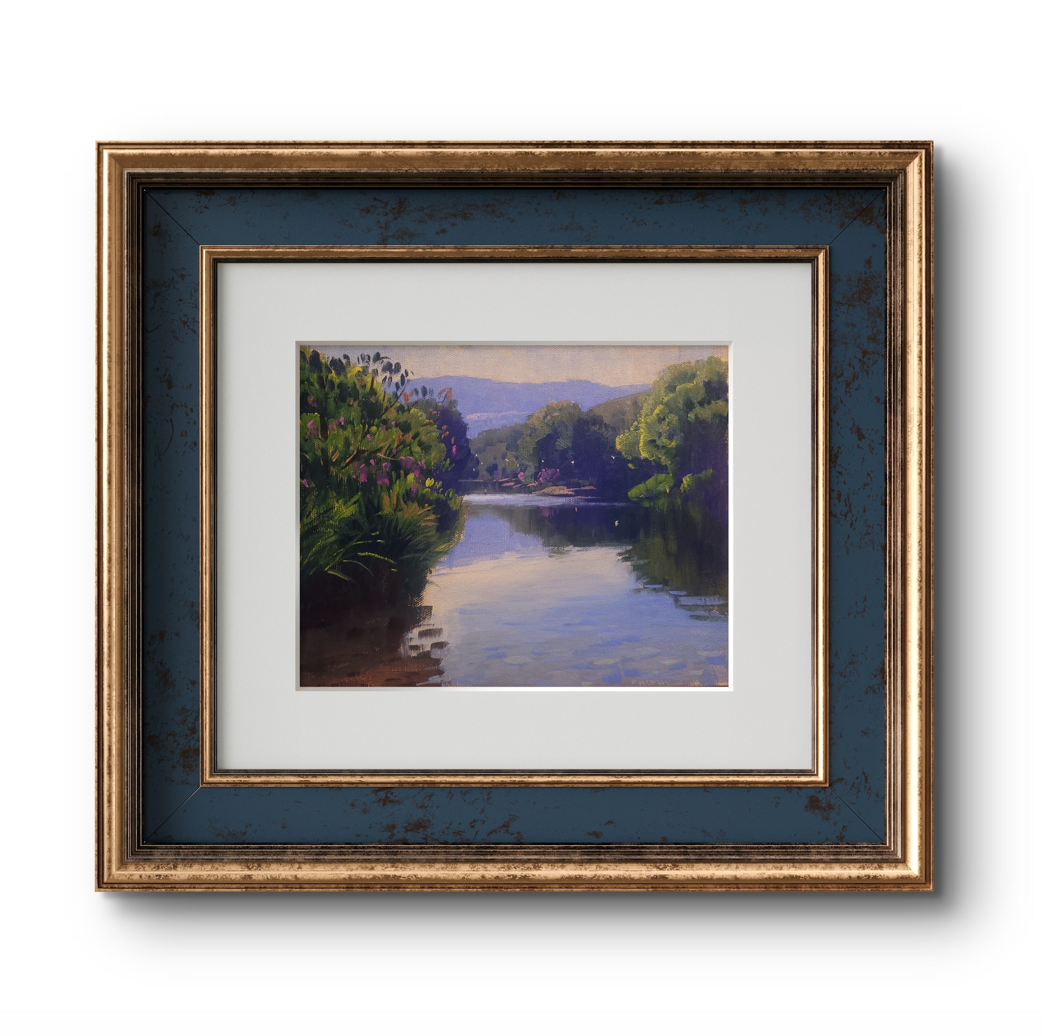 Pintura a óleo original "Rio São Francisco" 20x25cm *SEM MOLDURA*