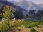 Pintura a óleo original "Paisagem do Vale do Aço", 20x25cm, óleo, *SEM MOLDURA*