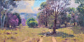 Pintura a óleo original "Inverno das Quaresmeiras", 20cmx30cm, óleo *SEM MOLDURA*