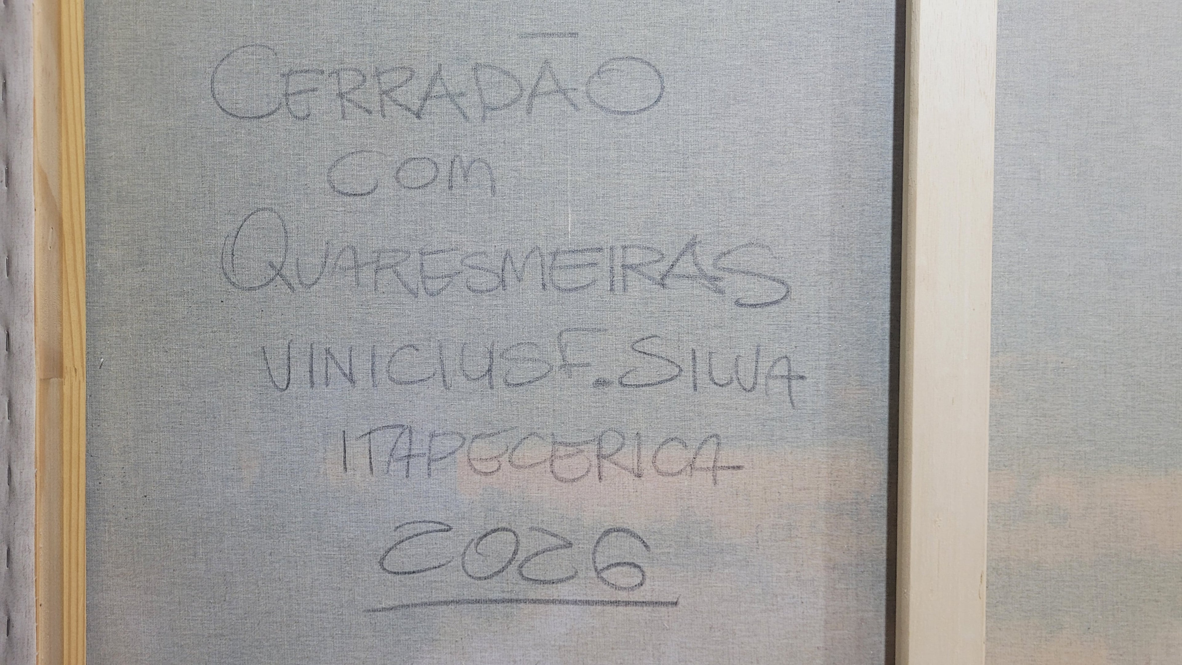 Pintura a óleo original "Cerradão das Quaresmeiras" 100x120cm, original *SEM MOLDURA*.