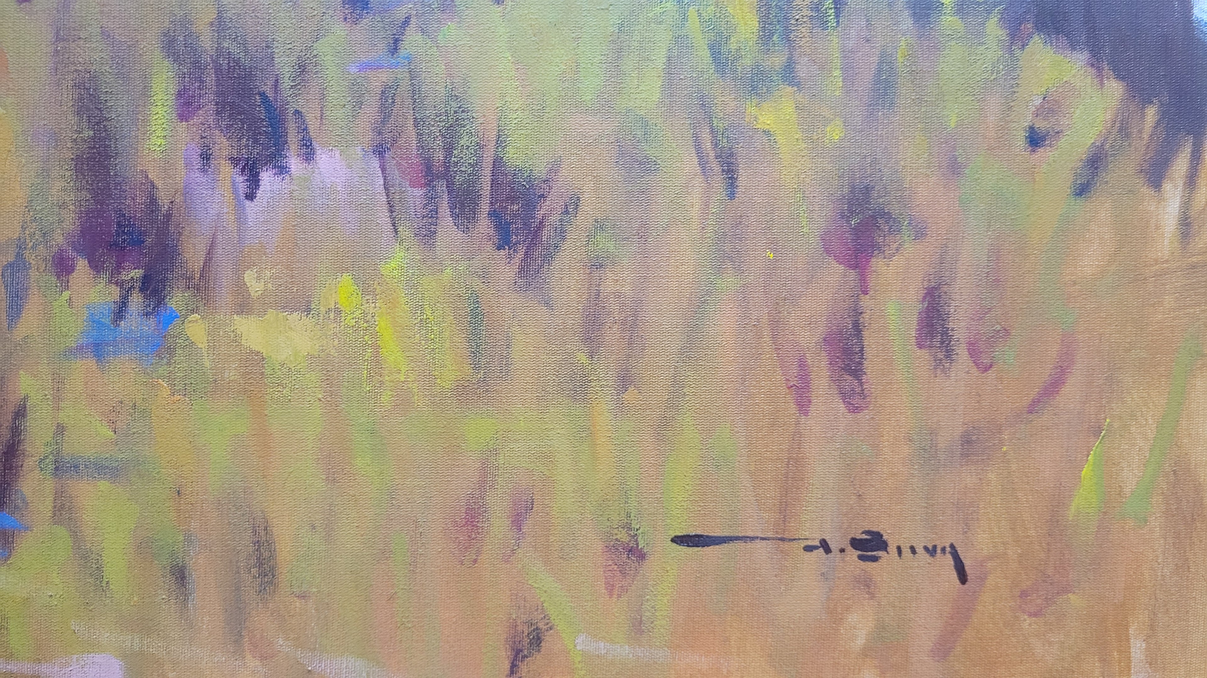 Pintura a óleo original "Cerradão das Quaresmeiras" 100x120cm, original *SEM MOLDURA*.