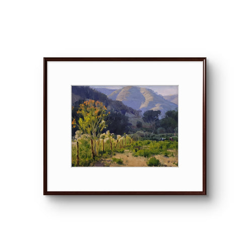 Pintura a óleo origianal "Paisagem do Vale do Aço", 20x25cm, óleo, *SEM MOLDURA*